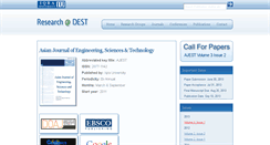 Desktop Screenshot of ajest.iqra.edu.pk