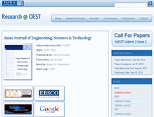 Tablet Screenshot of ajest.iqra.edu.pk